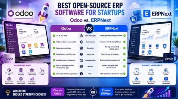 Best Open-Source ERP Software for Startups