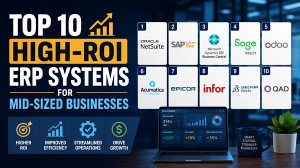 Top 10 High-ROI ERP Systems for Mid-Sized Businesses